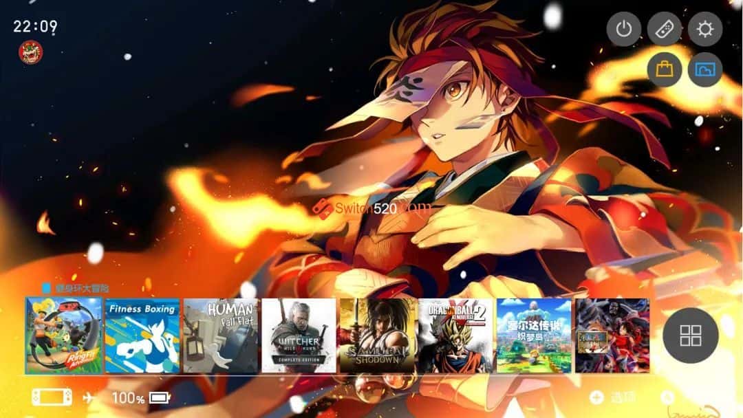 switch主题–《鬼灭之刃》免费下载