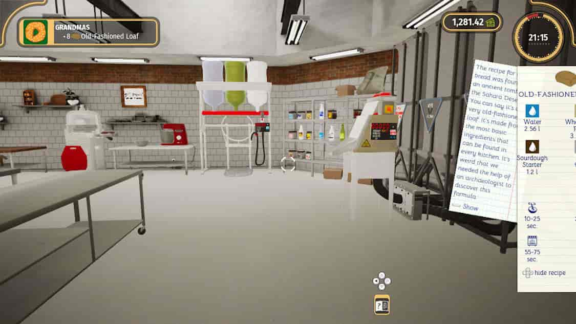 Switch NSP《面包店模拟器Bakery Simulator》中文 3.8G