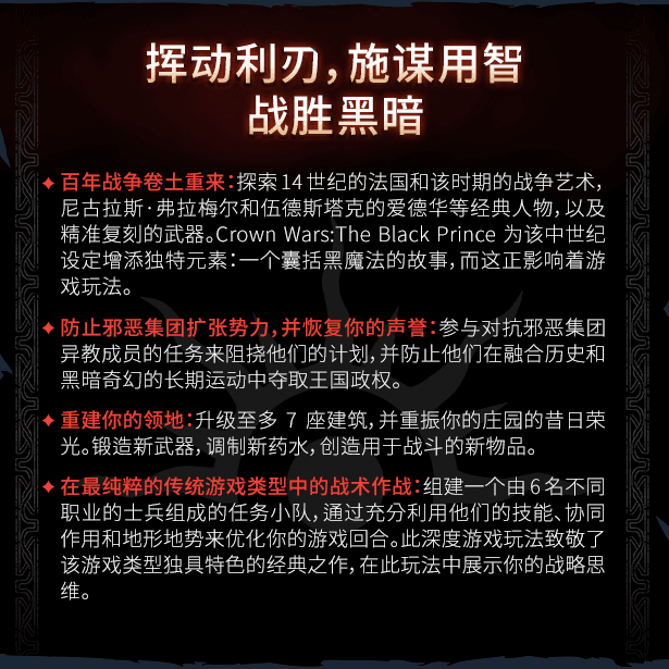 皇冠战争 黑王子|豪华中文|Build.14869799-亡灵军团-血之献祭+全DLC|解压即撸|