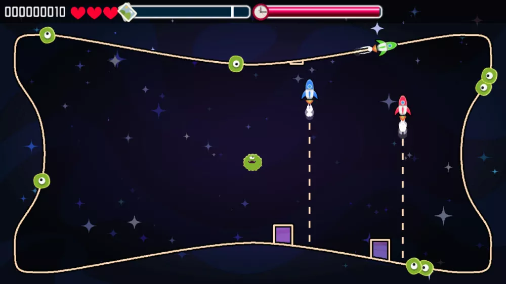 空间线：益智街机游戏Space Lines: A Puzzle Arcade Switch NSP中文