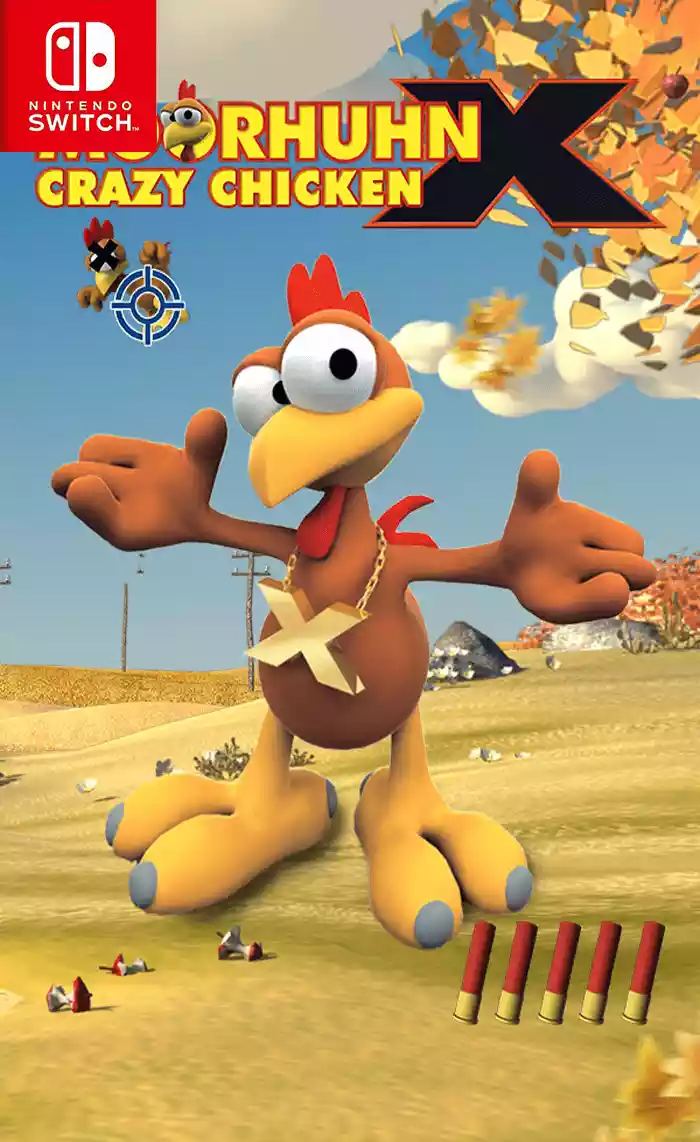 怪鸡 X：疯狂小鸡 X/Moorhuhn X – Crazy Chicken X+更新1.0.1 Switch NSP中文