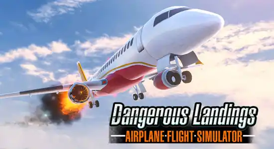 飞机飞行模拟器：危险着陆/Airplane Flight Simulator: Dangerous Landings Switch NSP (eShop)英日文