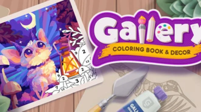 画廊：涂色本和装饰|Gallery Coloring book and decor|简体中文|3.58G