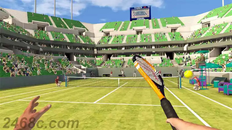 ss_2a20e2f0765cc0fe3e50578f962a29e96bd70716.1920x1080-1024x576.webp 第一人称网球:真正的网球模拟器VR First Person Tennis–The Real Tennis Simulator|Quest VR游戏