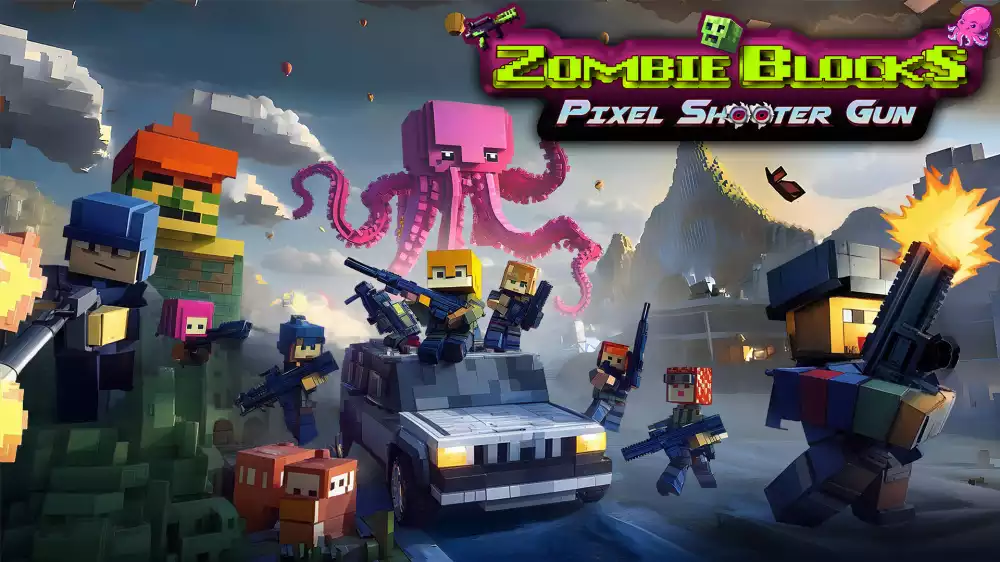 僵尸方块:像素射击Zombie Blocks: Pixel Shooter Gun Switch NSP英文