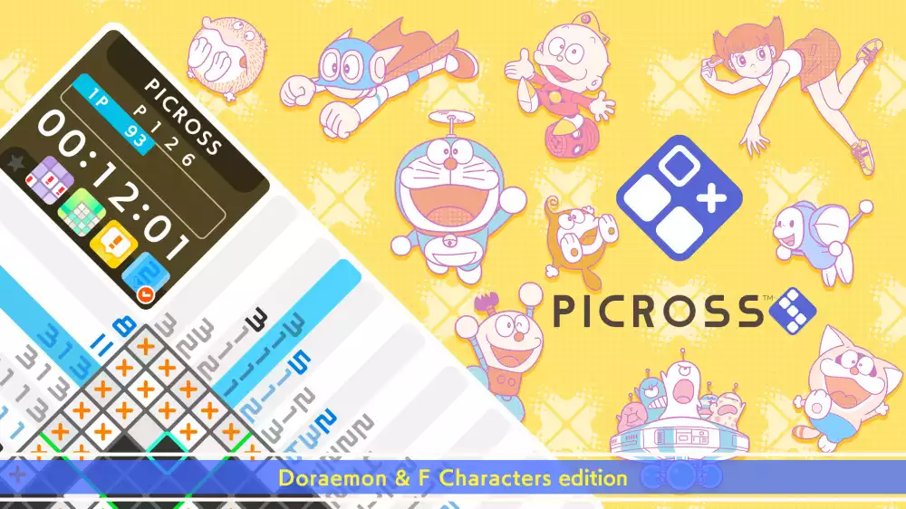 绘图方块 S 哆啦 A 梦 & 藤子·F·不二雄作品角色版PICROSS S Doraemon & F Characters edition Switch NSP中文