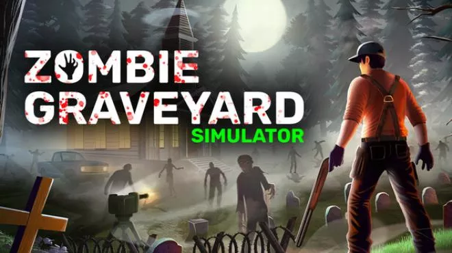 《僵尸墓地模拟器 | Zombie Graveyard Simulator》白天种花卖香，晚上开枪杀尸（中文支持）