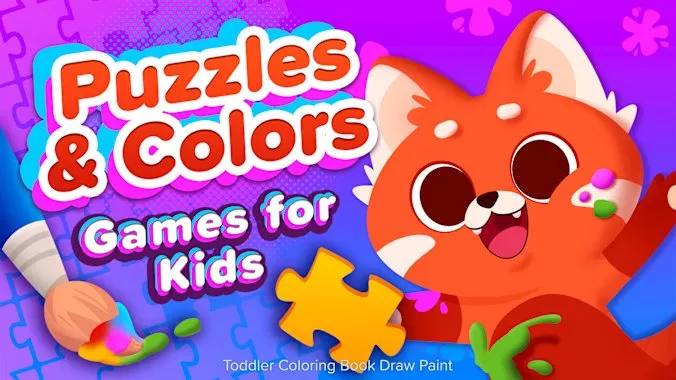 拼图 & 颜色 儿童游戏 绘画 涂色 学习 智力 1-7岁 Switch NSP中文