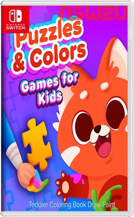 拼图 & 颜色 儿童游戏 绘画 涂色 学习 智力 1-7岁 Switch NSP中文