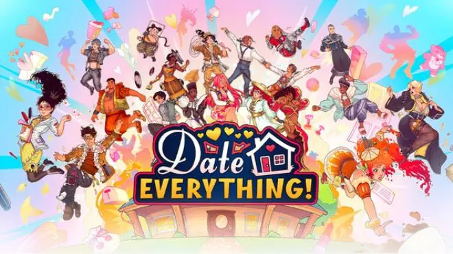 《约会一切 | Date Everything! | 官方原版》恋爱模拟器 | 100个对象,梗多结局多