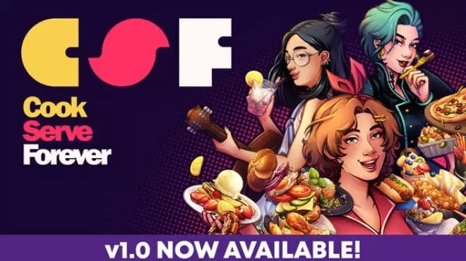 《烹调,上菜,永恒!Cook Serve Forever 原版》太阳朋克风美食冒险大作重磅登场