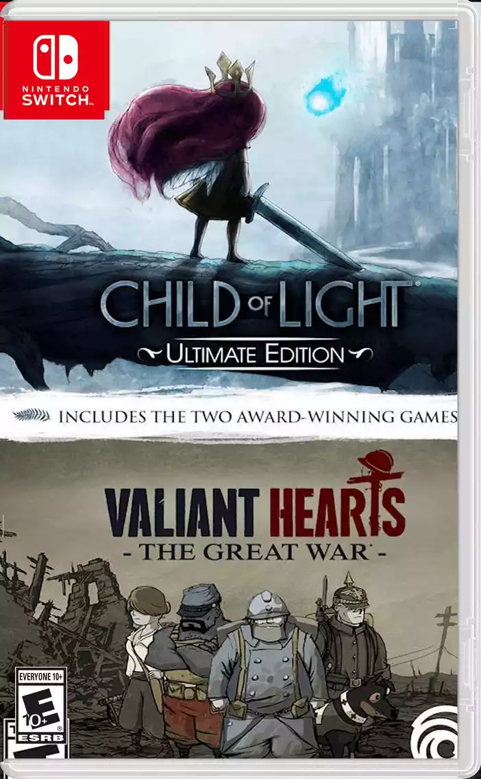 Child of Light Ultimate Edition + Valiant Hearts: The Great War Switch NSP中文