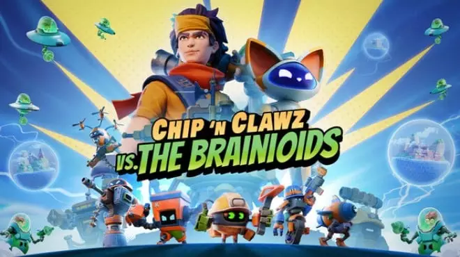 《脑怪来袭!脑晶保卫战Chip n Clawz vs The Brainioids | 中文》动作策略融合 | 外星入侵爽游