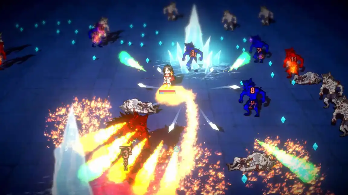 《地牢少女：幸存者 Dungeon Maiden: Survivor | 中文》割草射击+肉鸽构筑体验评测