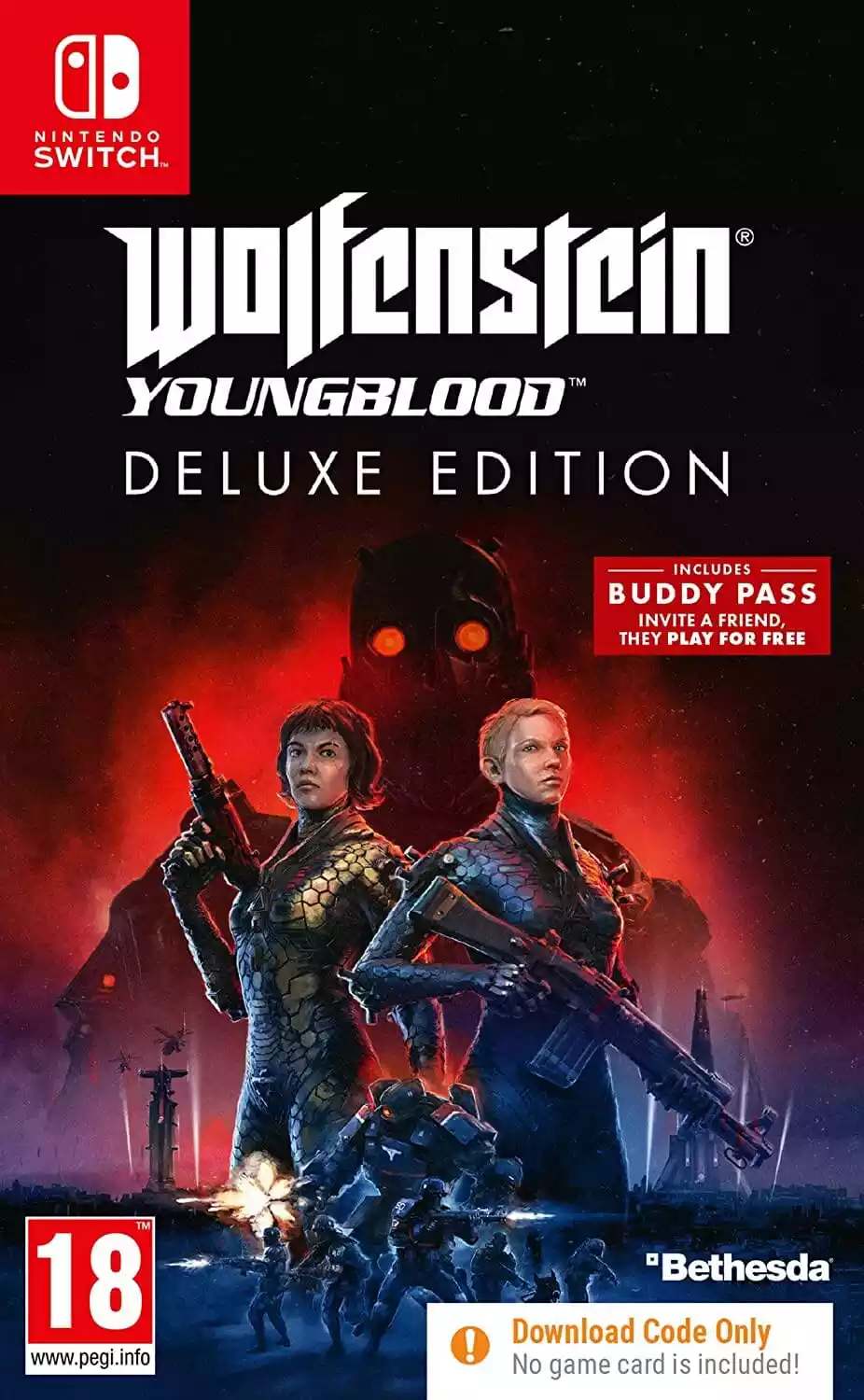 德军总部:新血脉Wolfenstein Youngblood Deluxe Edition+更新1.5.0+DLC Switch NSP中文