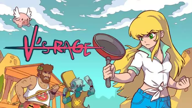 《V的愤怒 V's Rage | 中文》手绘街机动作 街机混乱与狂暴冒险