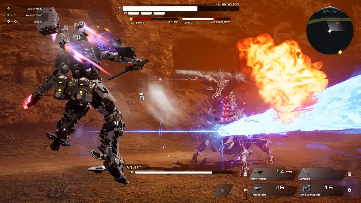 《机甲战魔 神话之裔Daemon X Machina Titanic Scion | 中文》钢铁咆哮的机甲动作佳作