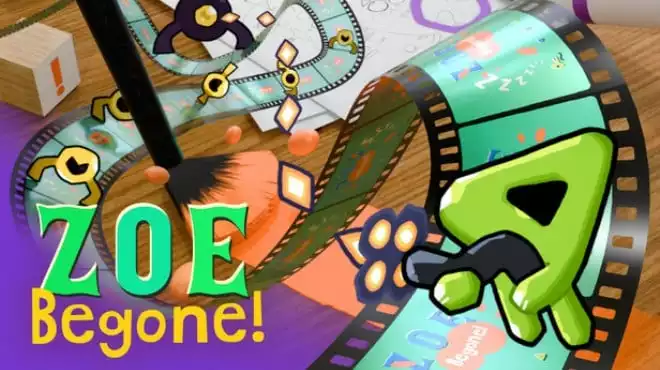 《拜托了!佐伊 ZOE Begone | 中文》手绘弹幕射击与横版动作的爽游