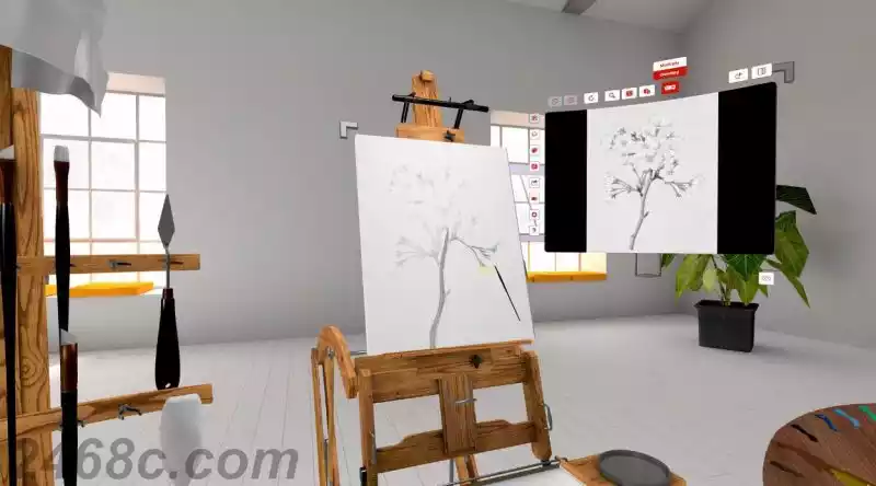 QQ截图20240529130704-800x444.webp 绘画模拟器VR Vermillion | Steam/PC串流游戏