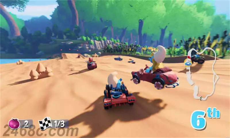 1702087854-2b7be3570279c6d.webp 蓝精灵卡丁车.Smurfs Karting | PS4游戏