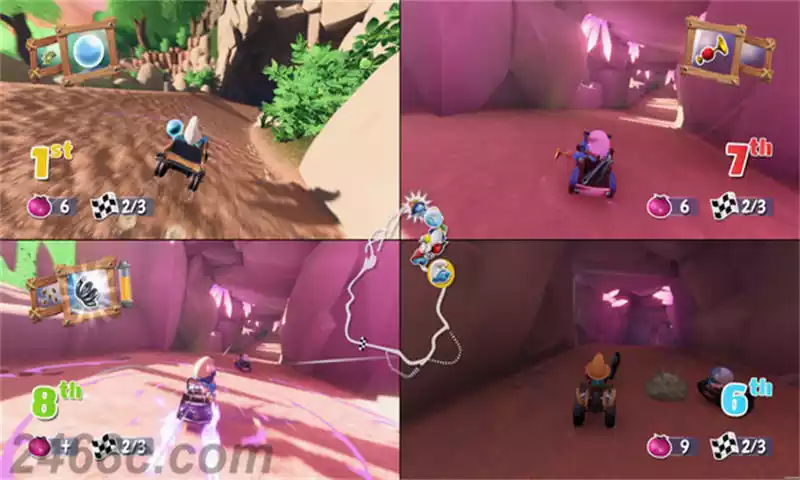 1702087855-72de0fe0be420fb.webp 蓝精灵卡丁车.Smurfs Karting | PS4游戏
