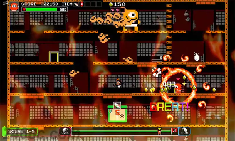 忍者茶茶丸：妖怪大决战+地狱.Ninja JaJaMaru: The Great Yokai Battle + Hell | PS4游戏