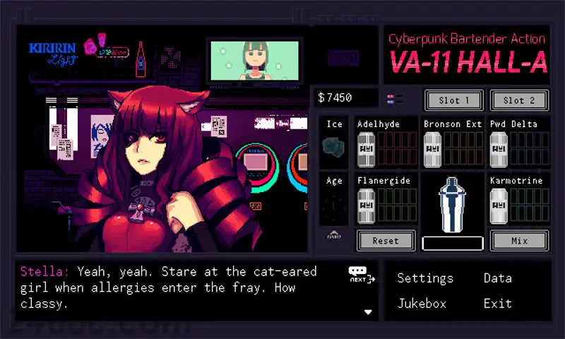 VA-11 HALL-A：赛博朋克酒保行动 | PS4游戏