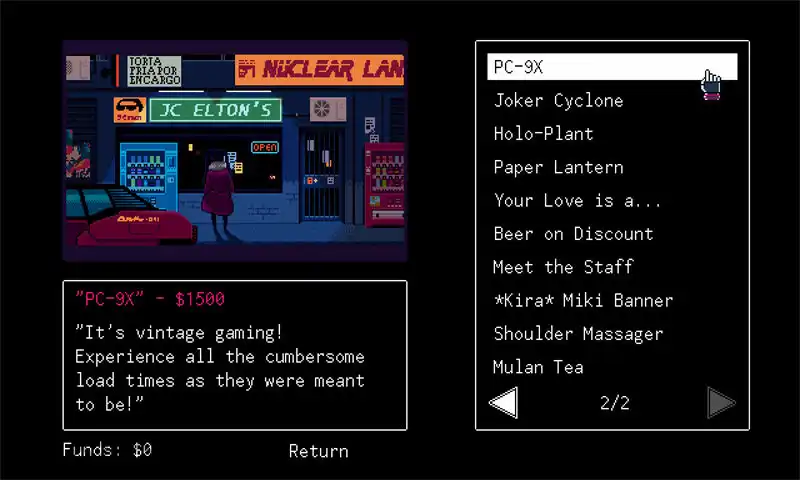 VA-11 HALL-A：赛博朋克酒保行动 | PS4游戏