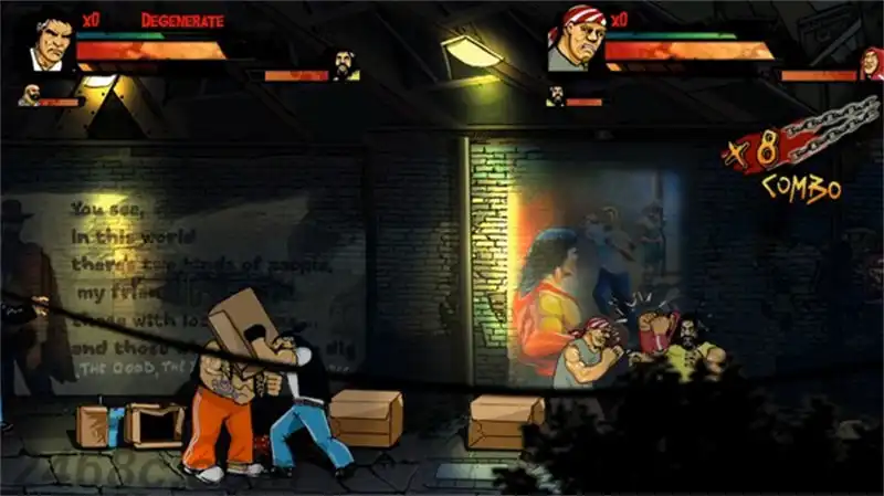 瘦子和弗兰科：暴力的拳头.Skinny & Franko: Fists of Violence | PS4游戏