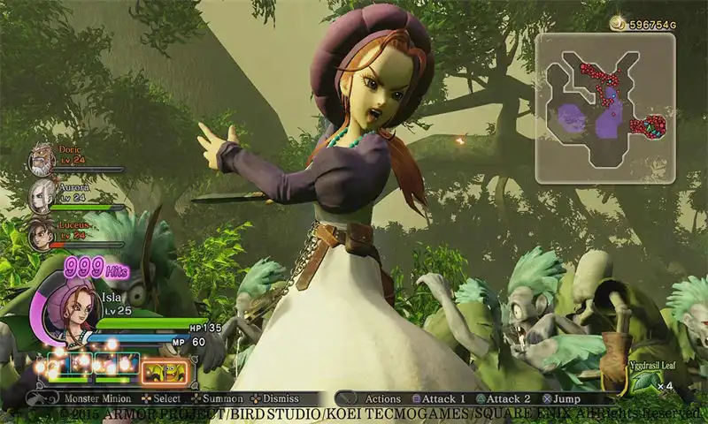 勇者斗恶龙英雄集结：暗龙与世界树之城.Dragon Quest Heroes: The World Tree’s Woe and the Blight Below | PS4游戏