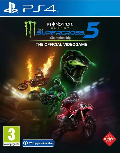 野兽越野摩托车：官方游戏5.Monster Energy Supercross: The Official Videogame 5 | PS4游戏