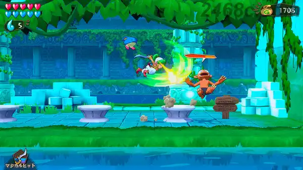 神奇小子・爱莎在怪物世界.WONDER BOY ASHA in Monster World | PS4游戏