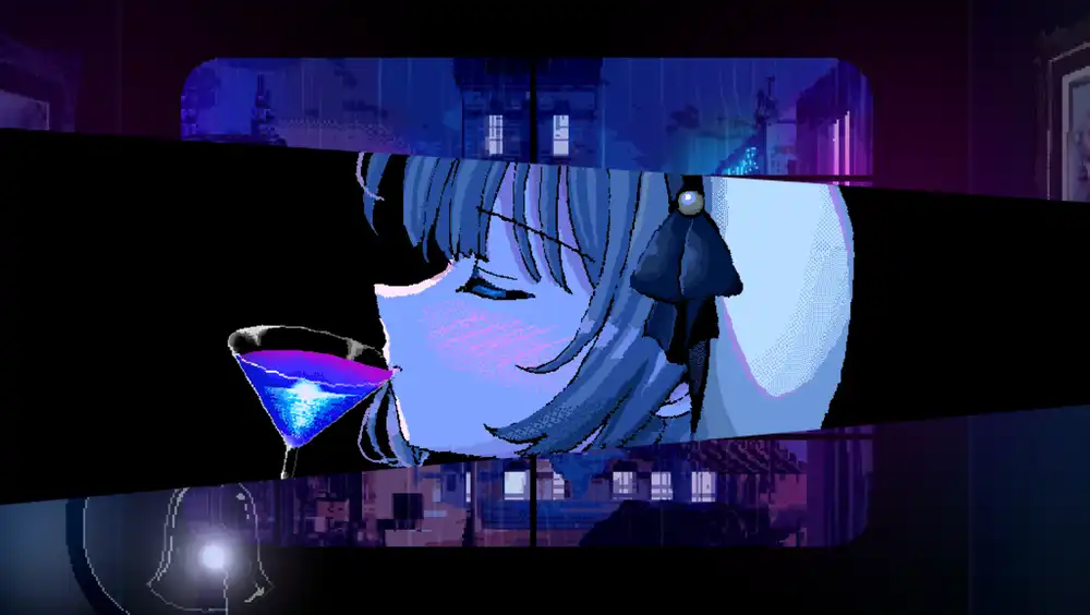 《雨夜迷醉时～A night filled with the sound of rain～》像素氛围酒吧对话RPG｜雨夜治愈系 中文版