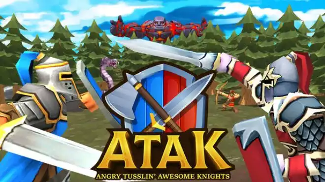 《愤怒骑士团 ATAK – Angry Tusslin’ Awesome Knights》战术对抗+本地对战+硬核策略 中文版