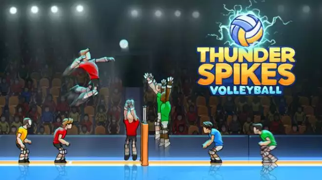 《雷霆扣球排球 Thunder Spikes Volleyball》2D排球对战体验版 街机节奏 手绘风中文整合版