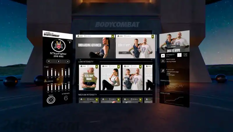 莱斯米尔斯体操 LES MILLS BODYCOMBAT | Quest 一体机游戏 VR