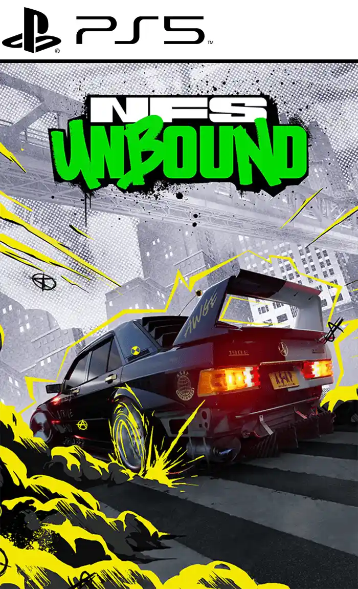 极品飞车：不羁/极速快感：桀骜不驯NEED FOR SPEED UNBOUND PS5 (简体中文, 韩文, 英文, 繁体中文, 日文)
