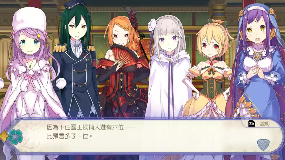 Re: 从零开始的异世界生活：虚假的王选候补Re:ZERO -Starting Life in Another World- The Prophecy of the Throne+更新1.0.2 Switch NSP中文