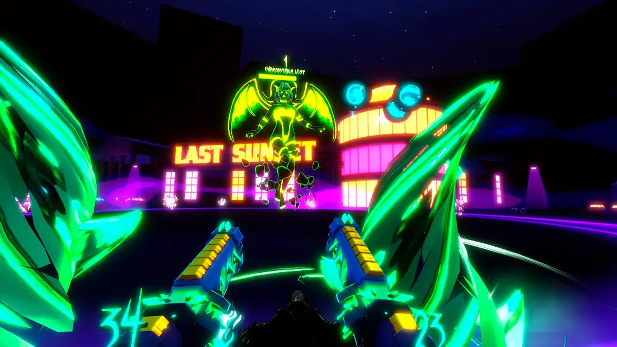 Demon Street 中文 快节奏 VR roguelite 弹幕射击游戏