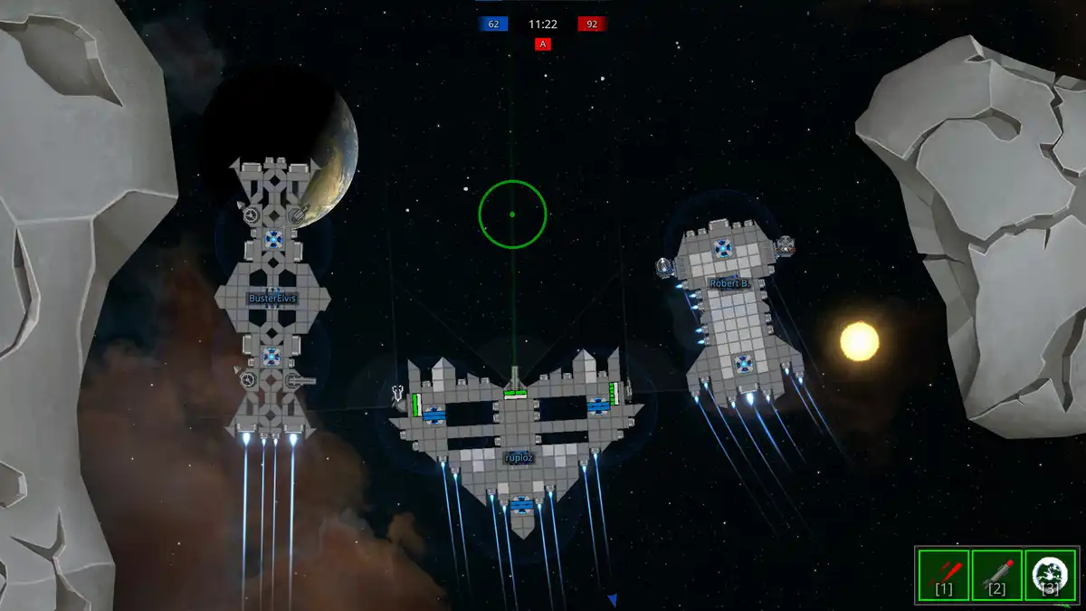 太空飞船乱斗SpaceCraft Brawl 中文 飞船建造与多人乱战体验