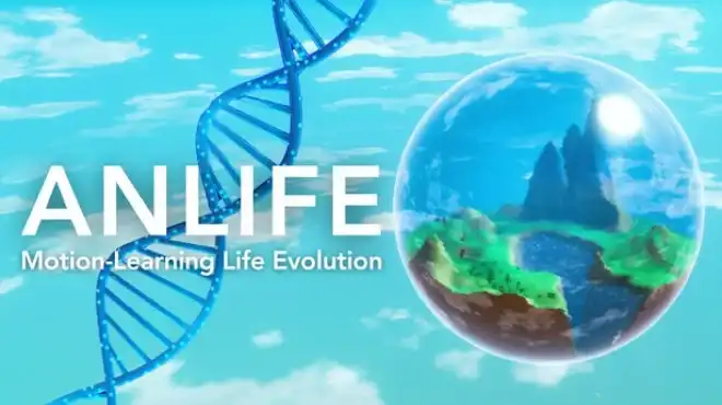 方块生物ANLIFE: Motion-Learning Life Evolution 中文 上帝模拟游戏