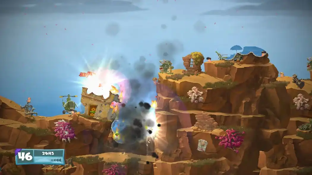 百战天虫:战争武器Worms W.M.D+更新1.1.3 Switch NSP中文