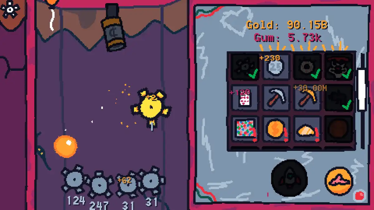 泡泡糖点点乐 Idle Gumball Machine 中文 弹球碰撞风格放置小游戏