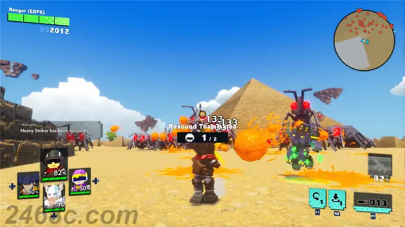 地球再次变四方?! 数码方块地球防卫军2.Earth Defense Force: World Brothers 2