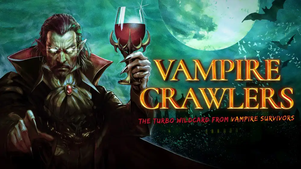 吸血鬼爬行者:屠戮地牢的吸血鬼幸存者Vampire Crawlers: The Turbo Wildcard from Vampire Survivors Switch NSP中文