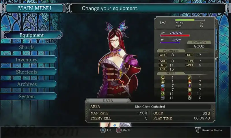 [PS4金手指]赤痕：夜之仪式.Bloodstained: Ritual of the Night