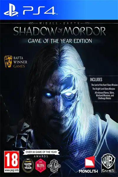 [PS4金手指]中土世界：暗影魔多 年度版 Middle earth Shadow of Mordor Game of the Year Edition