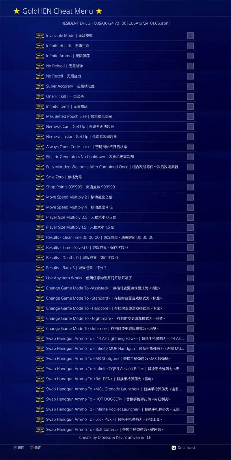 [PS4金手指]生化危机3：重制版.RESIDENT EVIL 3