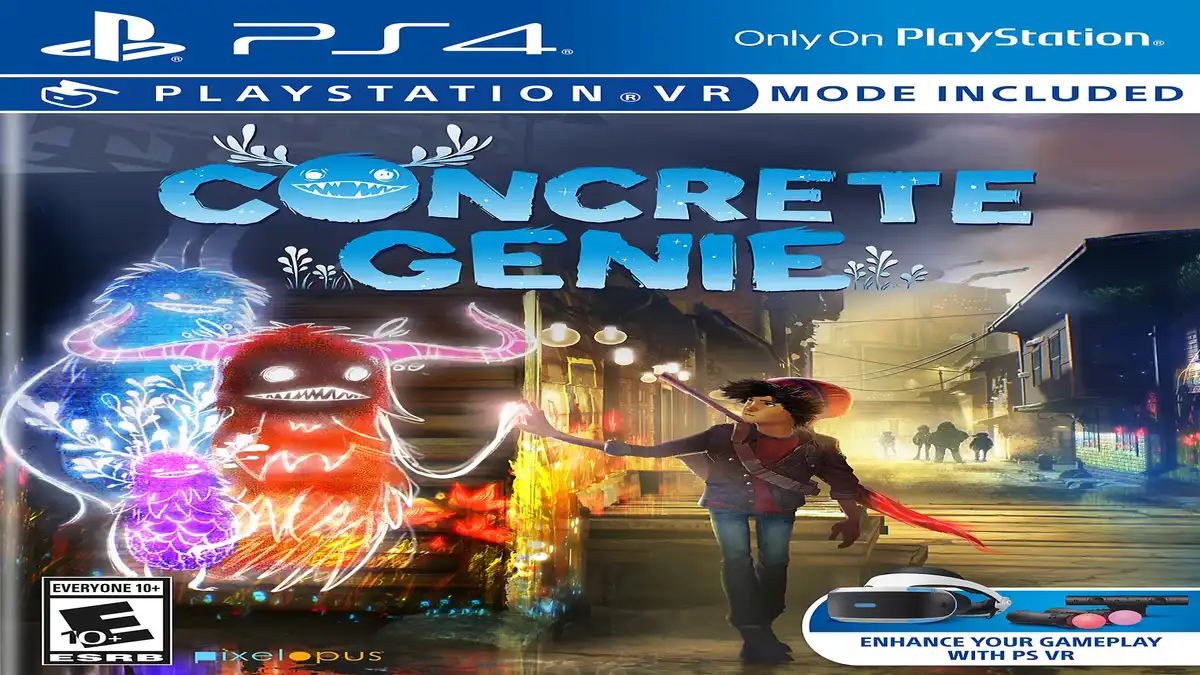 [PS4游戏]壁中精灵 Concrete Genie