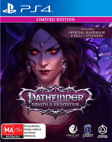 [PS4游戏]开拓者：正义之怒 – 限定版Pathfinder: Wrath of the Righteous Limited Edition